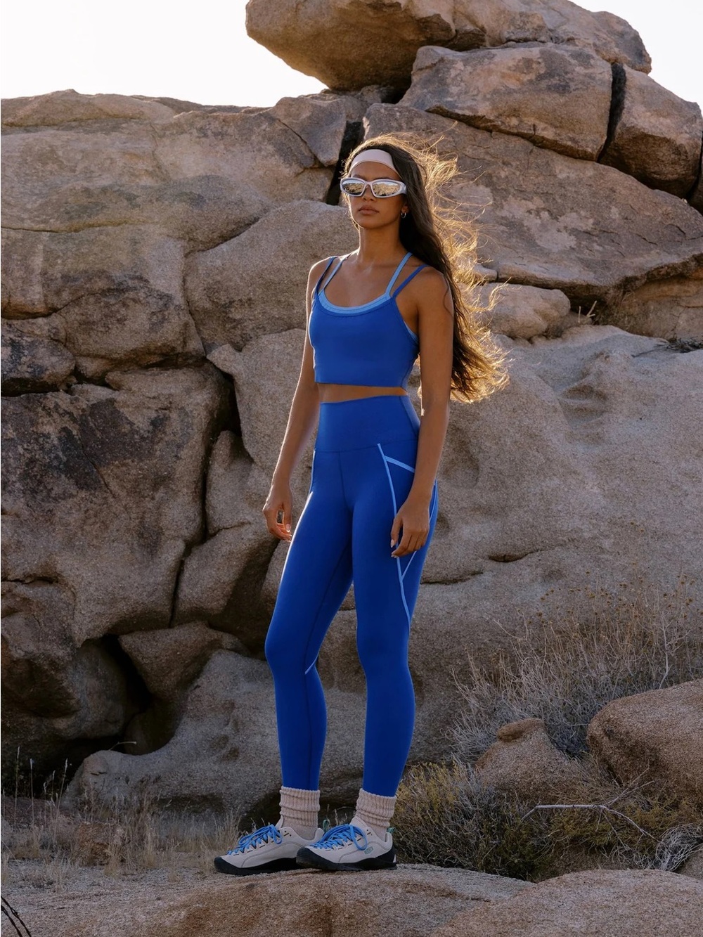 Beach Riot Von 7/8 Legging Midnight Bluebell Colorblock